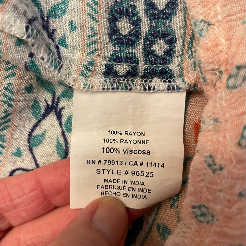 Motherhood Maternity Boho Sundress Tunic Top.  Size S - Picture 6 of 6